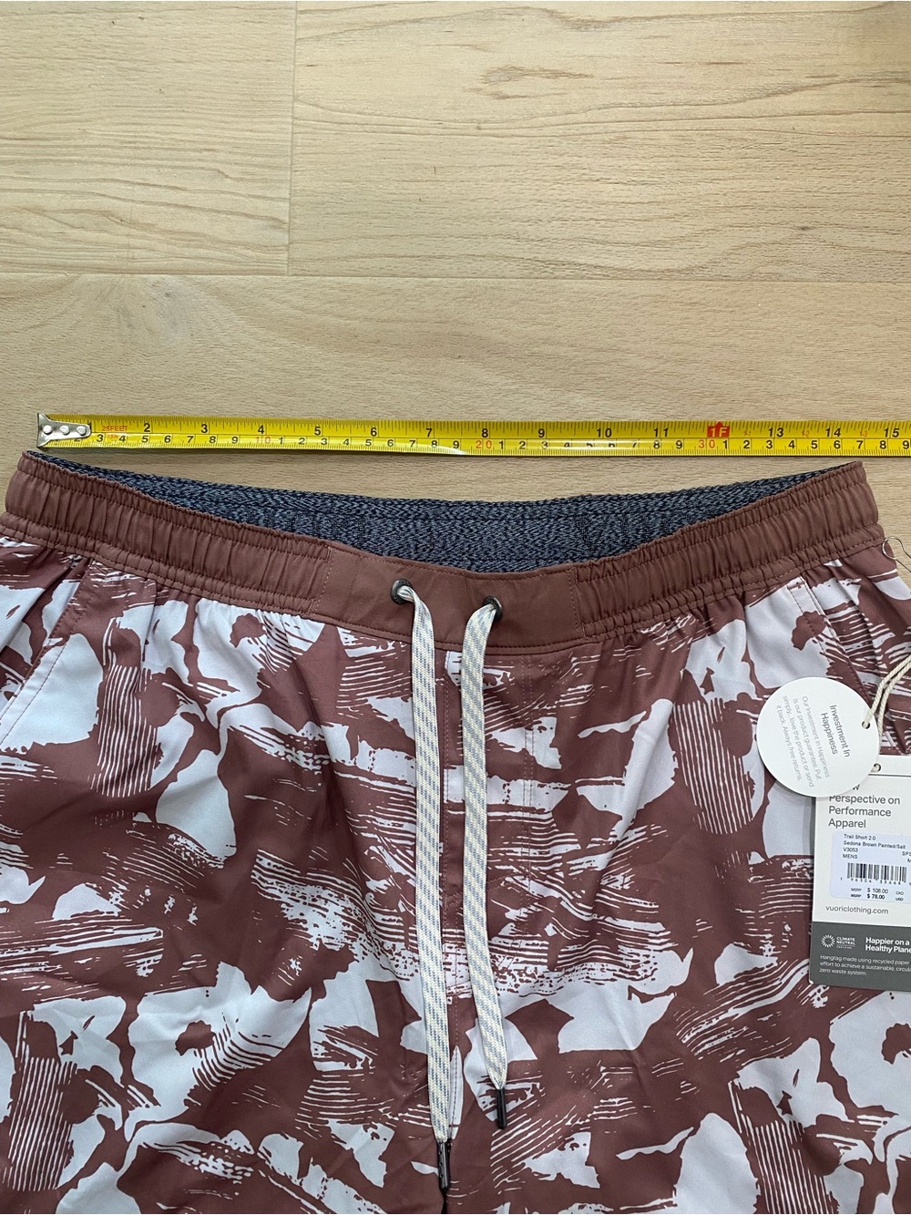 Vuori NWT Trail Short 2.0 Mens Medium Swim Trail Shorts - Picture 10 of 11